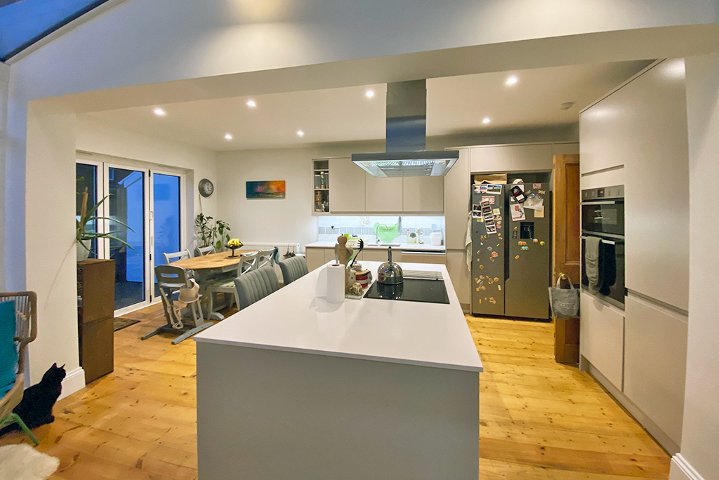 Kitchen and lighting installed by Peregrine Electrical, Bristol