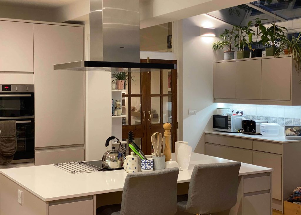 Kitchen electrical work at Theresa Road, Bristol by Peregrine Electrical