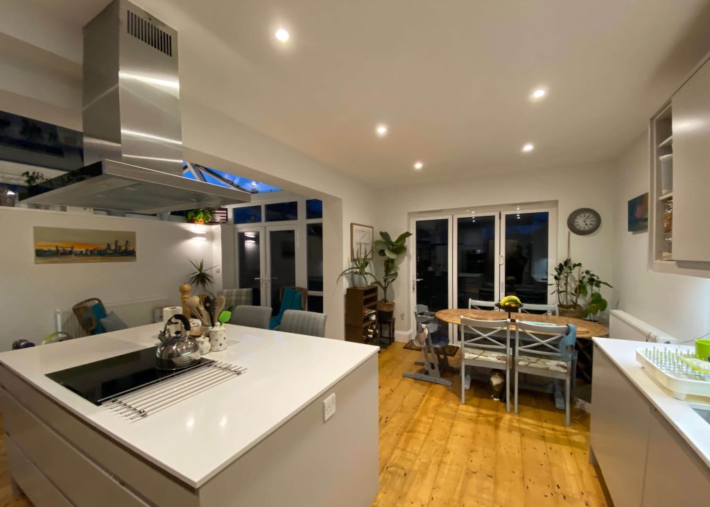 Kitchen electrical work at Theresa Road, Bristol by Peregrine Electrical