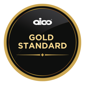 AICO Gold Standard Installer Logo - Peregrine Electrical