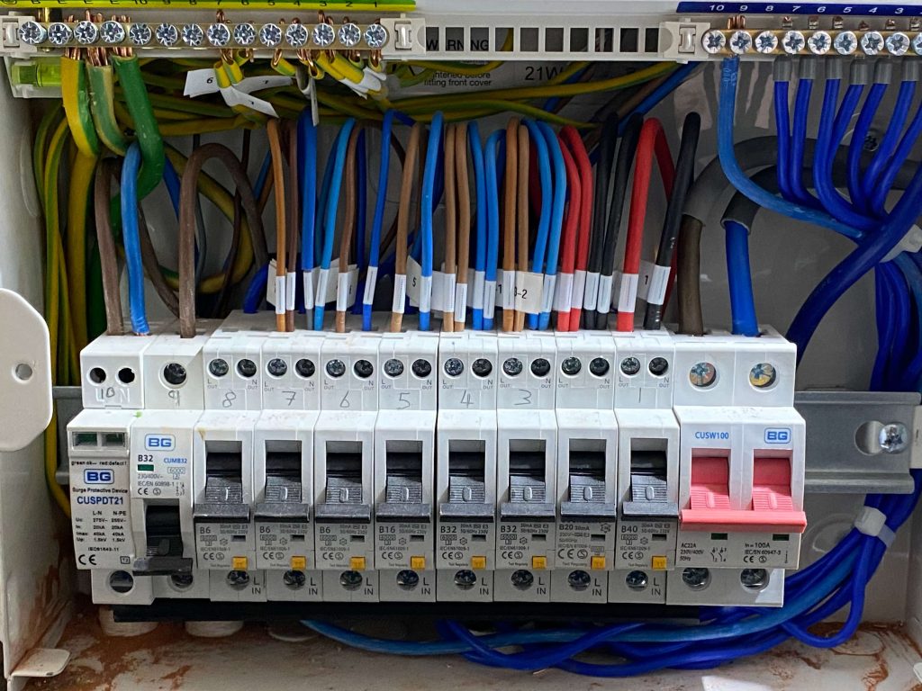 Domestic consumer unit by Peregrine Electrical